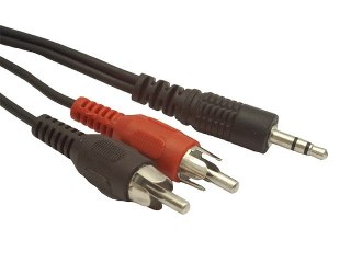 Kabel MINIJACK/2XRCA (CHINCH)M/M 5M Gembird