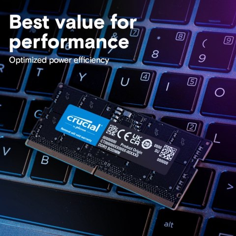 Pamięć do notebooka DDR5 SODIMM 16GB/4800 CL40 (16Gbit)