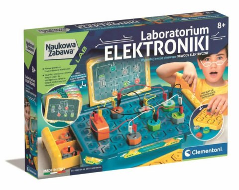 Clementoni Naukowa Zabawa Laboratorium Elektroniki Język Polskii Clementoni 50727