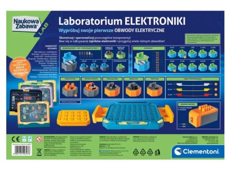 Clementoni Naukowa Zabawa Laboratorium Elektroniki Język Polskii Clementoni 50727