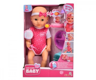 Lalka New Born Baby GĹodny bobas 38 cm