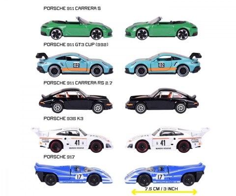 Zestaw pojazdów Porsche 5-pak