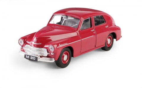 Pojazd PRL Warszawa M20 bordowy