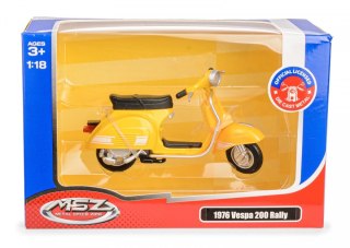 Skuter MSZ 1:18 1976 VESPA 200 Rally żółty