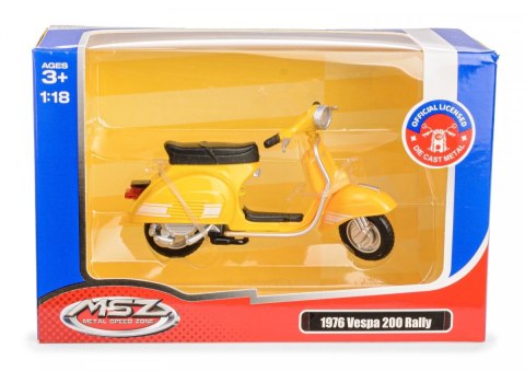 Skuter MSZ 1:18 1976 VESPA 200 Rally żółty