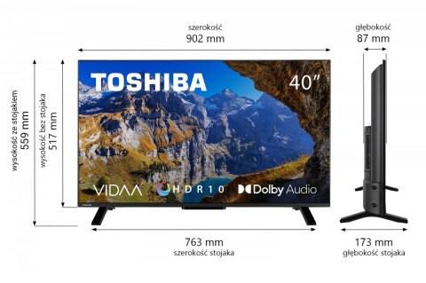 Telewizor LED 40 cali 40LV2563DG Toshiba