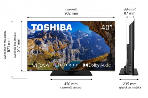 Telewizor LED 40 cali 40LV3563DG Toshiba