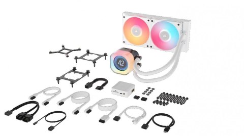 ChĹodzenie CPU iCUE LINK TITAN 240 RX LCD AIO 240mm biaĹe