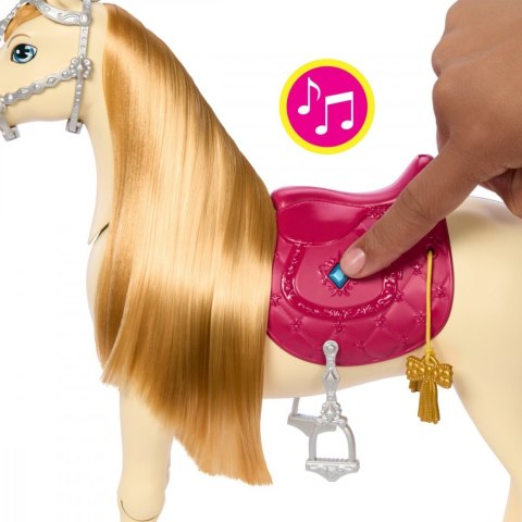 Figurka interaktywna Barbie Tańczący Koń Mattel