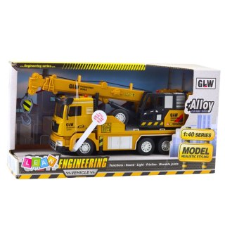 Ciężarówka Dźwig Pojazd Budowlany Żółty