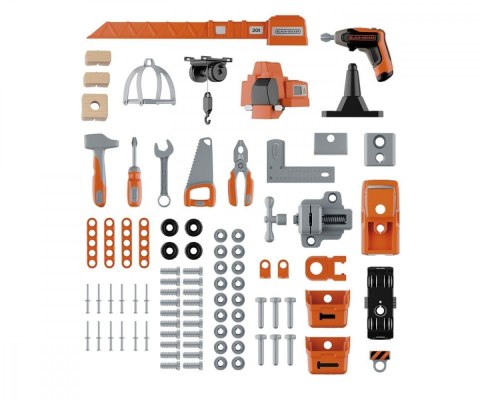 Warsztat z dźwigiem Black+Decker Bricolo Builder Smoby