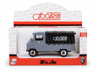 Pojazd PRL Żuk Społem 1:43 szary
