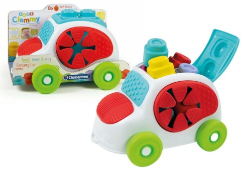 Clementoni Clemmy Autko Sensoryczne z Klockami Sorter Clementoni 17315
