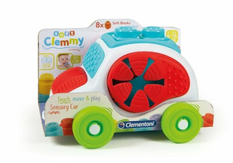 Clementoni Clemmy Autko Sensoryczne z Klockami Sorter Clementoni 17315