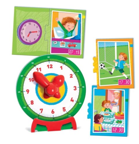 Clementoni Gra edukacyjna Puzzle Która Jest Godzina? Zegarek Uczę się Bawiąc Język Polski Clementoni 50771