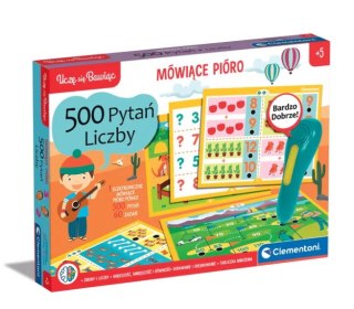 Clementoni Mówiące Pióro 500 Pytań Liczby Uczę się Bawiąc Język Polski Clementoni 50783