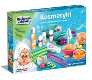Clementoni Naukowa Zabawa Laboratorium Kosmetyków Krem Sól do Kąpieli Kosmetyki Język Polski Clementoni 50891