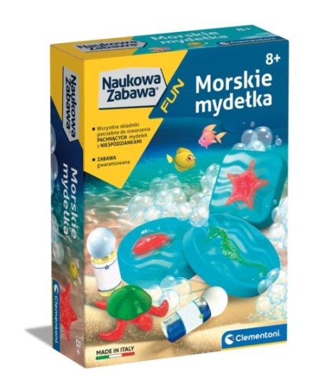 Clementoni Naukowa Zabawa Zestaw Morskie Mydełka Język Polski Clementoni 50709