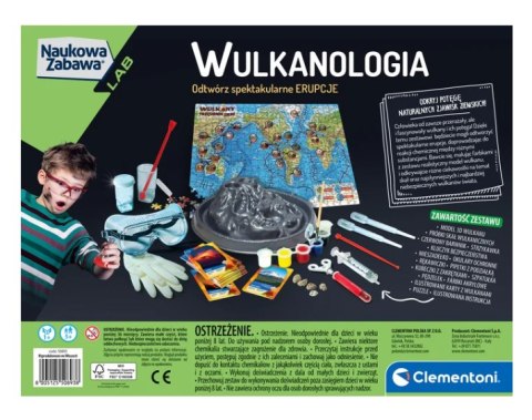 Clementoni Naukowa Zabawa Zestaw Naukowy Wulkanologia Język Polski Clementoni 50893