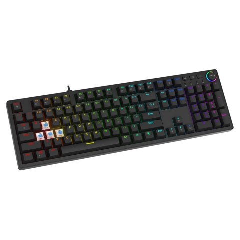 Klawiatura mechaniczna STYX Outemu Blue Hot Swap RGB Savio