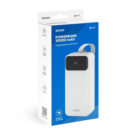 Powerbank 30000 mAh, BA-11 Savio