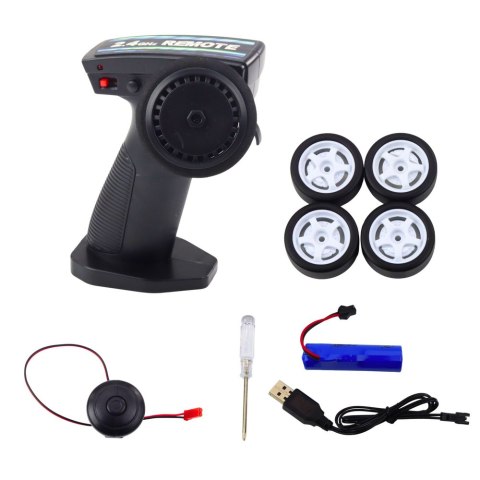 Auto Sportowe Zdalnie Sterowane RC Podświetlana Karoseria Drift Żółty