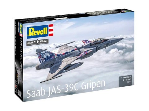Model plastikowy Samolot SAAB Jas 39C Gripen 1/72