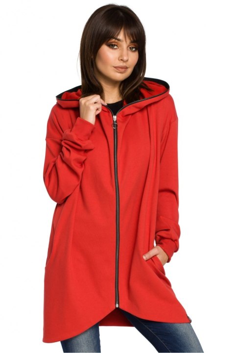 Bluza Damska Model B054 Red - BeWear Bluza Damska Model B054 Red - BeWear