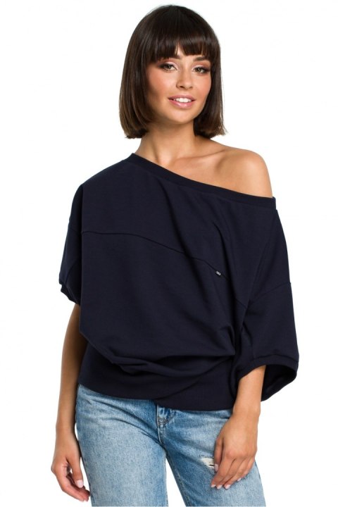 Bluza Damska Model B079 Navy - BeWear Bluza Damska Model B079 Navy - BeWear