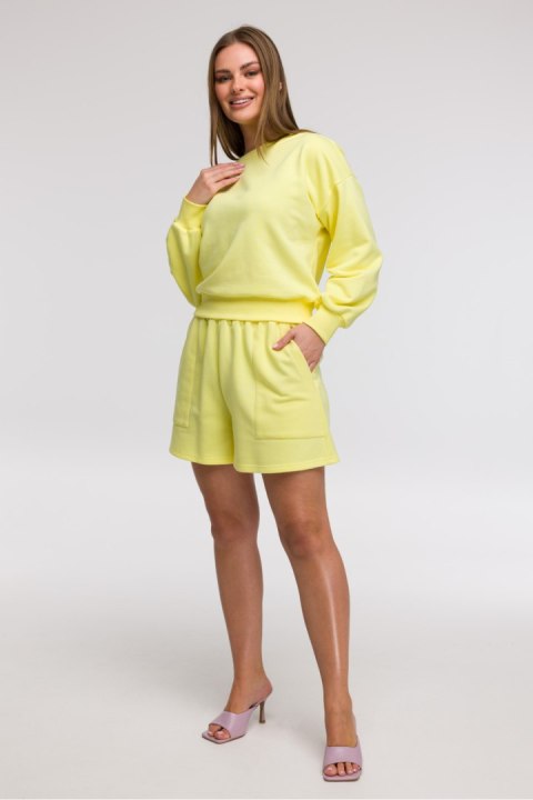 Bluza Damska Model B293 Cytryna - BeWear Bluza Damska Model B293 Cytryna - BeWear
