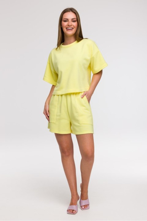 Bluza Damska Model B294 Cytryna - BeWear Bluza Damska Model B294 Cytryna - BeWear