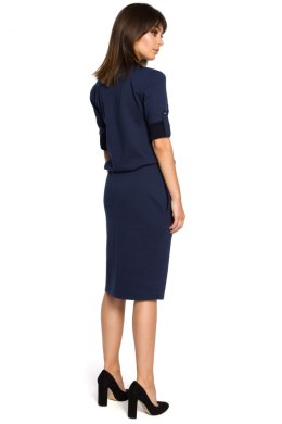 Sukienka Model B056 Navy - BeWear Hurtownia odzieży on-line, moda damska, bielizna i obuwie dla kobiet - Matterhorn.pl