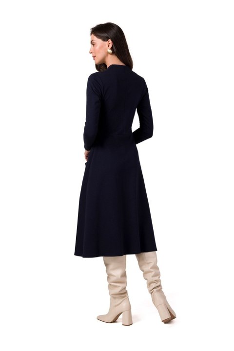 Sukienka Model B266 Navy - BeWear Sukienka Model B266 Navy - BeWear