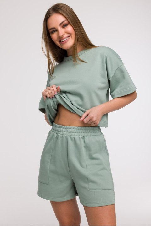 Szorty Damskie Model B295 Mint - BeWear Szorty Damskie Model B295 Mint - BeWear