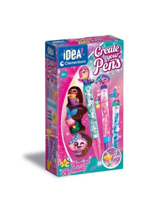 Clementoni Idea Art Zestaw Mini Fabryka Długopisów Syrenki Clementoni 18159