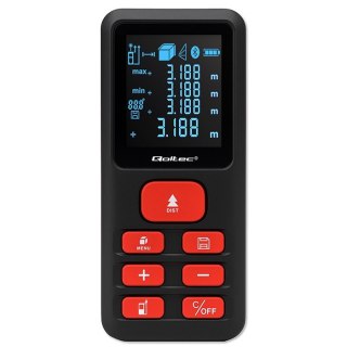 Cyfrowy dalmierz laserowy | podświetlany LCD | 120m Qoltec