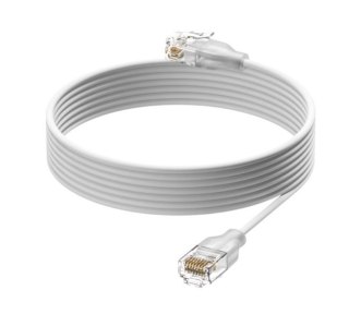 Kabel sieciowy UACC-Cable-Patch-EL-0.15M-W półprzezroczysty, biały 0,15m, Cat6 UBIQUITI