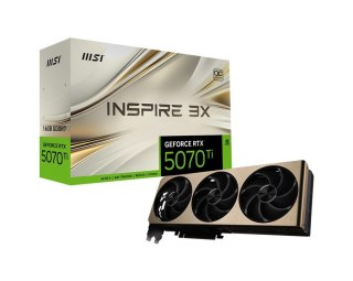 Karta graficzna GeForce RTX 5070 Ti 16G INSPIRE 3X OC PLUS GDDR7 256bit MSI