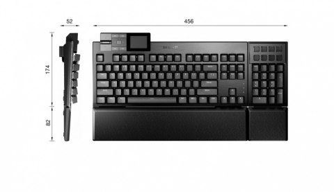 Klawiatura Dark Mount Silent Tactile
