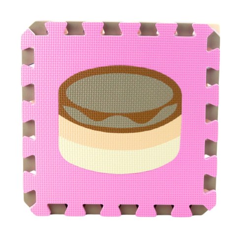 Miękkie Puzzle Mata Edukacyjna Pianka EVA Zwierzęta Pastelowe 16 el.