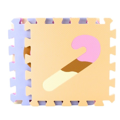 Miękkie Puzzle Mata Edukacyjna Pianka EVA Zwierzęta Pastelowe 16 el.