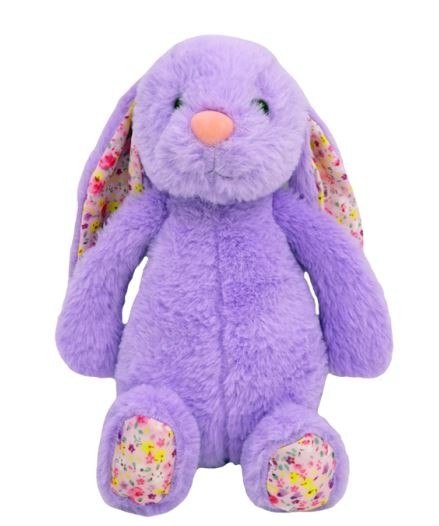 Maskotka Króliczek Michaś fioletowy 25 cm