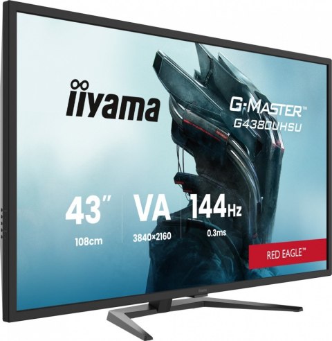 Monitor G-Master 42.5 cala G4380UHSU-B2 4K,VA,2xHDMI,2xDP,0,3ms,144Hz,550cd, 4000:1, USB HUBx4, 2x7W,
