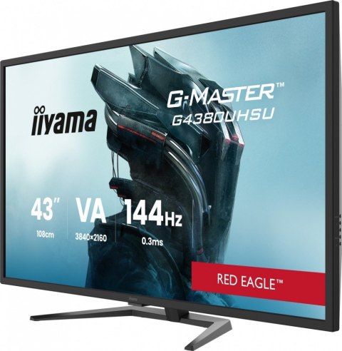 Monitor G-Master 42.5 cala G4380UHSU-B2 4K,VA,2xHDMI,2xDP,0,3ms,144Hz,550cd, 4000:1, USB HUBx4, 2x7W,