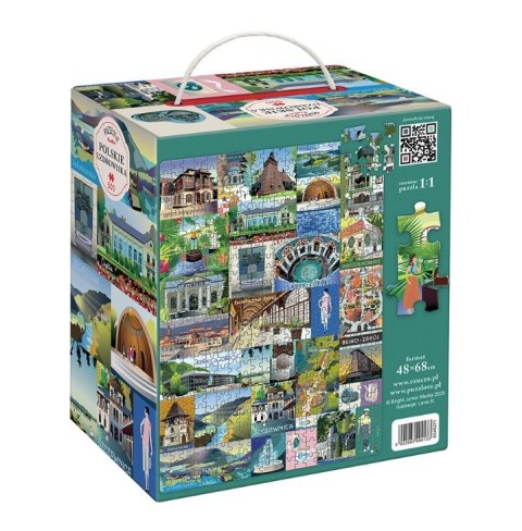 Puzzle Puzzlove Polskie uzdrowiska 500 elementów
