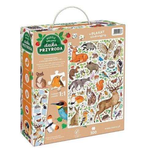 Puzzle odkrywcy - Dzika przyroda 300 elementów