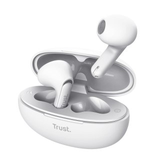 Słuchawki earbuds Yavi Bluetooth ENC białe Trust