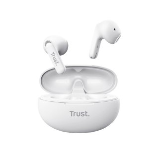 Słuchawki earbuds Yavi Bluetooth ENC białe Trust