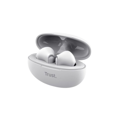 Słuchawki earbuds Yavi Bluetooth ENC białe Trust