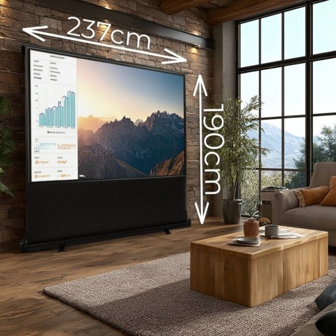 Ekran projekcyjny przenośny 100 cali 16:9 MC-964 Maclean